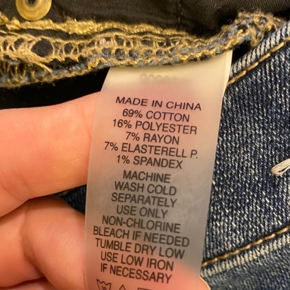 Vince Camuto 27/4 Skinny Jeans Mid Rise Release Fray Hem Womens Ankle Stretch - Picture 11 of 14